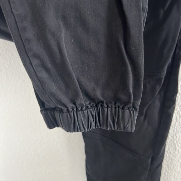 Young Fabulous & Broke Black Cargo Jogger Pants Cinched Waist and Ankles Medium - Picture 5 of 10